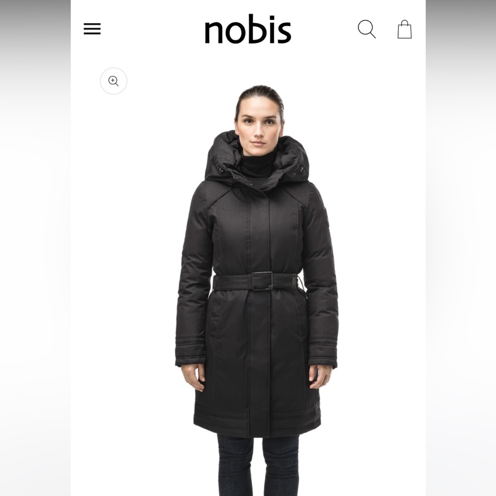 Nobis Astrid Parka Small Black